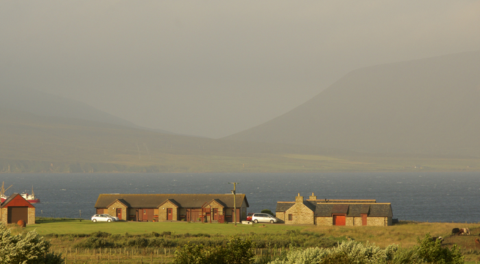Gorgeous views of Scapa Flow and the Hills of Hoy 3 chalets sleeping 4 each in king and/or twin beds of Buxa Farm Chalets & Croft House A964 - Photo 3 of 16