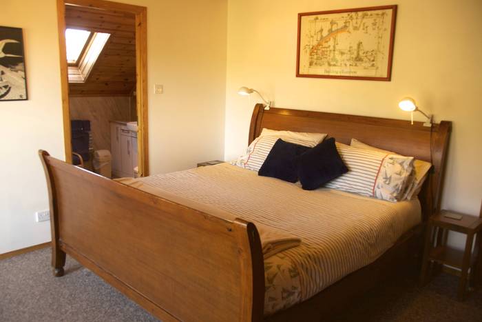 Double bed in family room ensuite Westrow Lodge Bed and Breakfast of Westrow Lodge Bed & Breakfast A964 - Photo 8 of 10