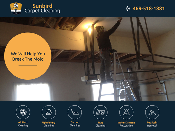Carpet Cleaners - Residential and commercial Cleaning Services, Water Damage Recovery, Upholstery and Mattress Cleaning, Move in Out House Cleaning. Area Rug Care, Pet Stains, Furniture Cleaning, Air Duct Cleaning, Tile & Grout Cleaning,  New Album of Sunbird Carpet Cleaning 1101 Hillcrest St - Photo 6 of 10