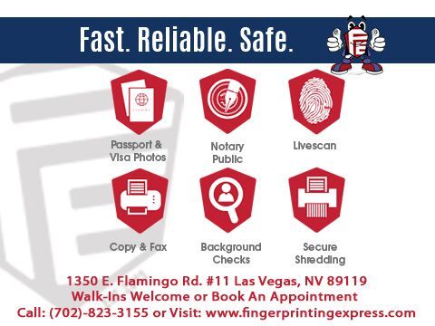  Profile Photos of Fingerprinting Express 1350 E Flamingo Rd, #11 - Photo 4 of 8