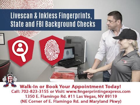  Profile Photos of Fingerprinting Express 1350 E Flamingo Rd, #11 - Photo 5 of 8