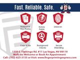  Fingerprinting Express 1350 E Flamingo Rd, #11 