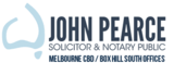 John Pearce Solicitor & Notary Public Level 13, 200 Queen Street 