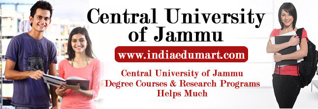 Central University of Jammu Offers Ranges of Degree Courses India Edumart of Indiaedumart S-191 C, 3rd Floor, Manak Complex - Photo 288 of 298