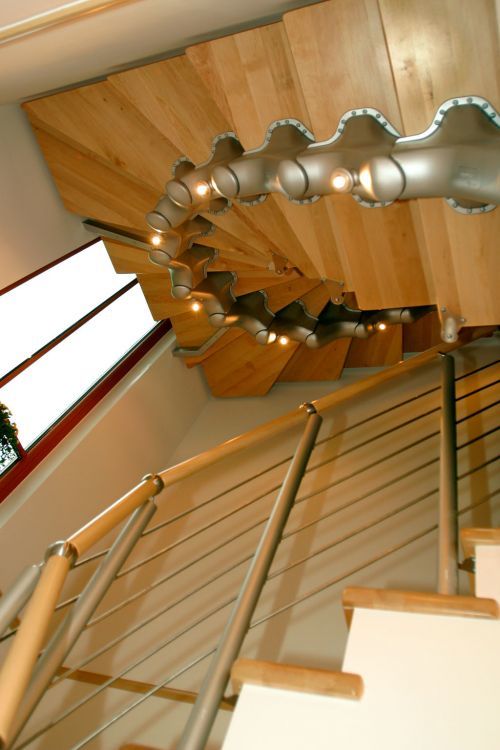  New Album of Spiral Stairs, Railing And Stair Threads 16 Cedar Ln - Photo 3 of 6
