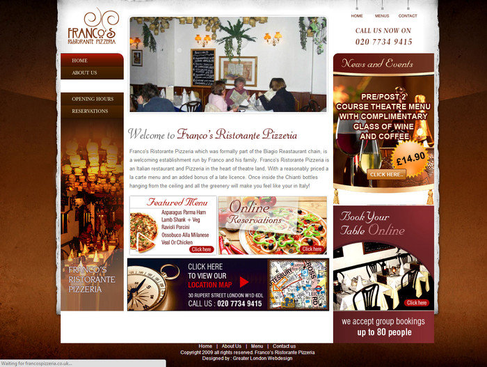 Francospizzeria Profile Photos of Greater London Web Design Services Enfield 68A, Lincoln Road - Photo 2 of 4