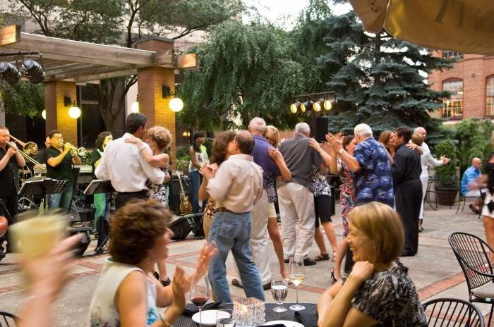 A summer evening on our patio Profile Photos of Taste Restaurant 45 Beaver Street - Photo 6 of 12