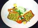 Pistachio salmon Taste Restaurant 45 Beaver Street 