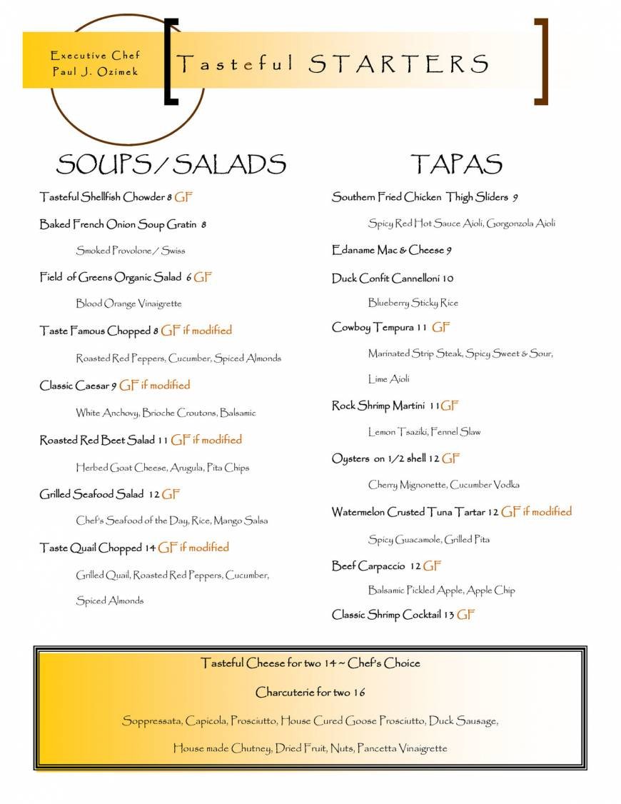  Pricelists of Taste Restaurant 45 Beaver Street - Photo 2 of 15