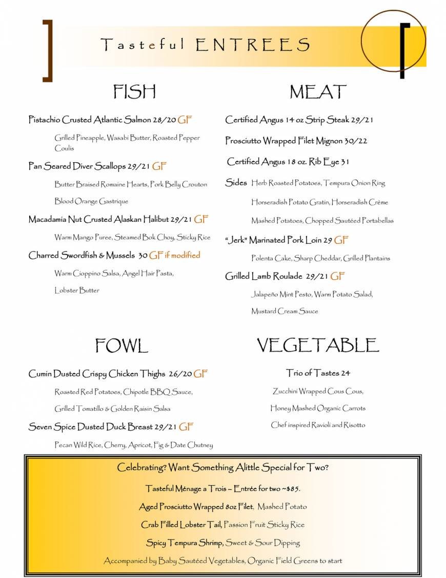  Pricelists of Taste Restaurant 45 Beaver Street - Photo 1 of 15
