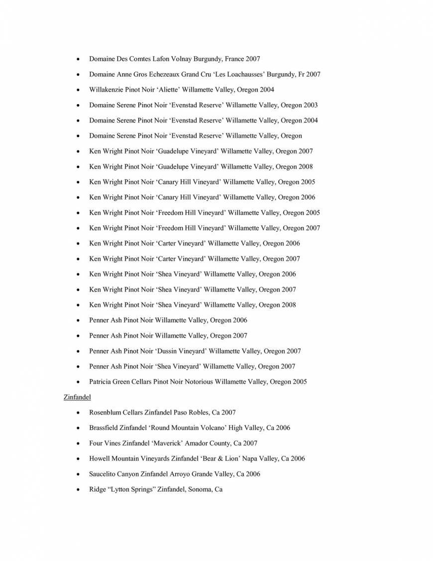  Pricelists of Taste Restaurant 45 Beaver Street - Photo 13 of 15