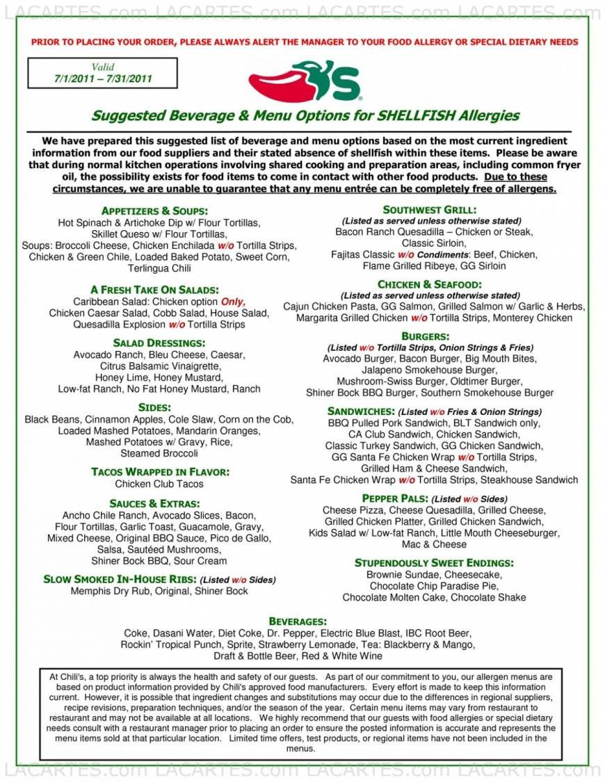  Pricelists of Chilis #02-23 Tanglin Mall  - Photo 6 of 13