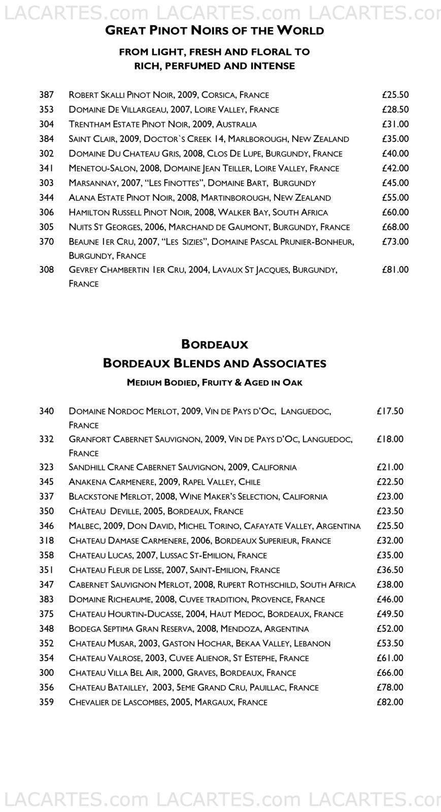  Pricelists of Chapter One Farnborough Common - Photo 9 of 11