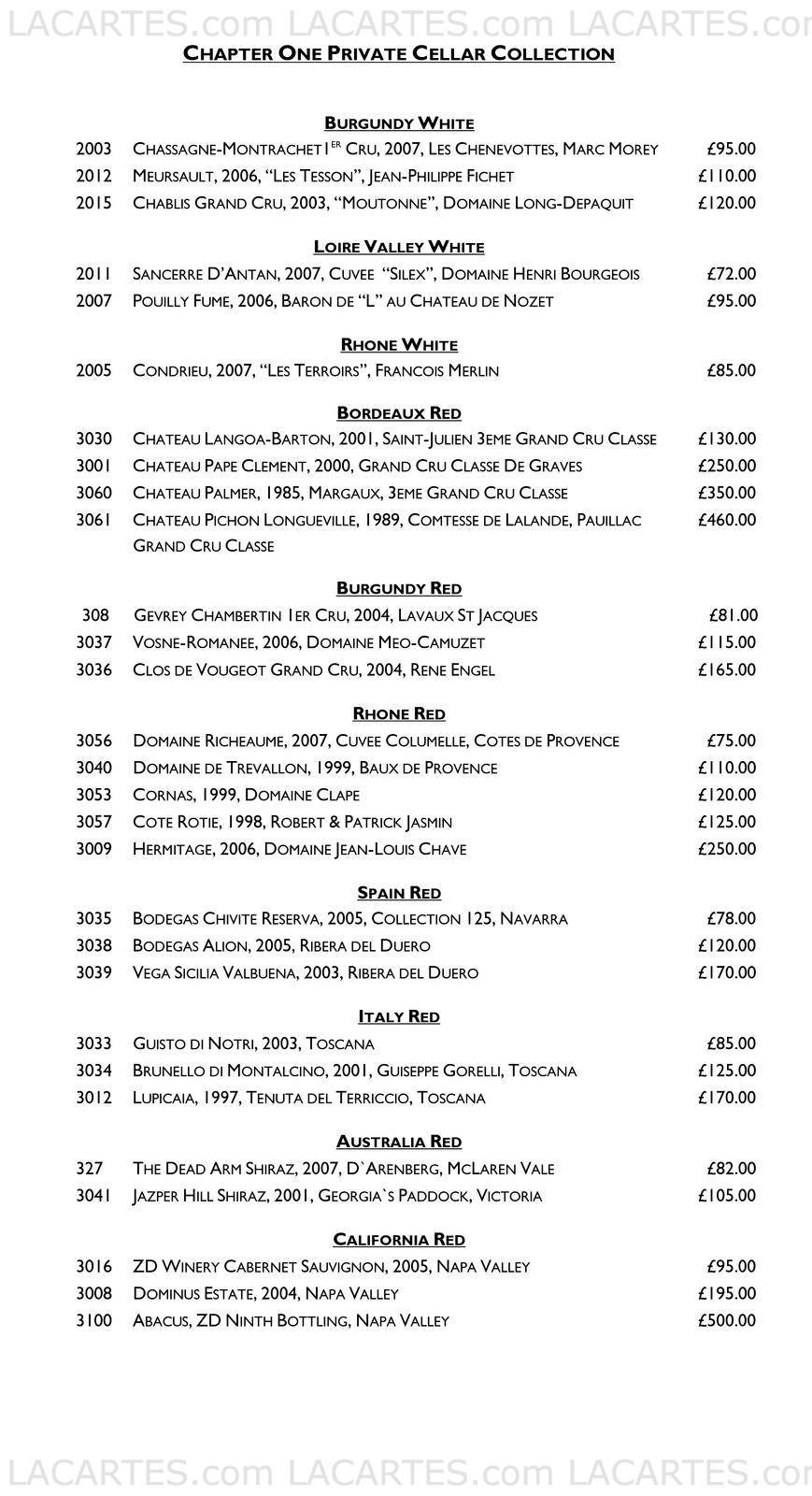  Pricelists of Chapter One Farnborough Common - Photo 10 of 11