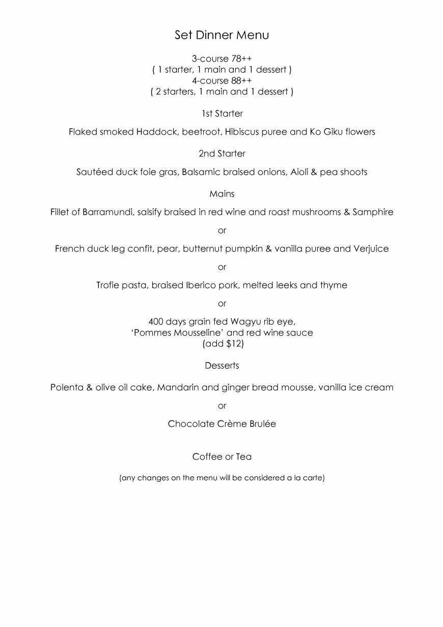  Pricelists of Au Petit Salut 40C Harding Road - Photo 5 of 5