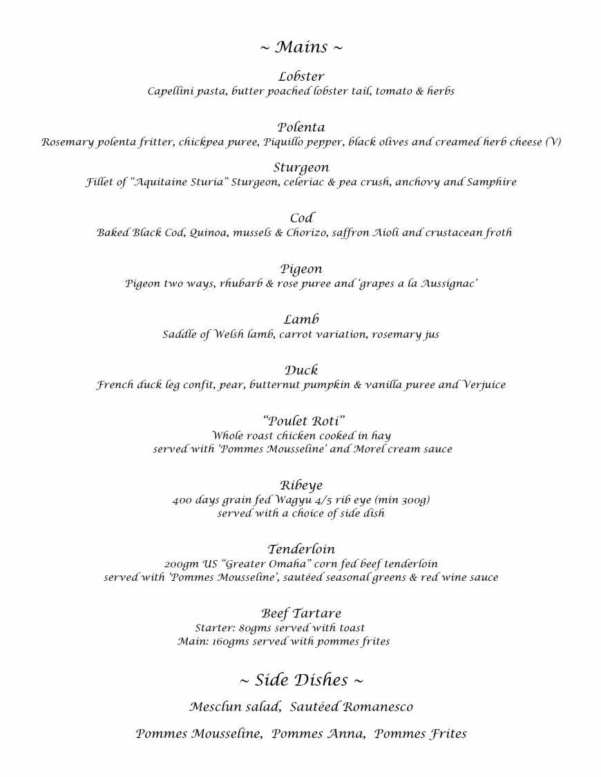  Pricelists of Au Petit Salut 40C Harding Road - Photo 4 of 5