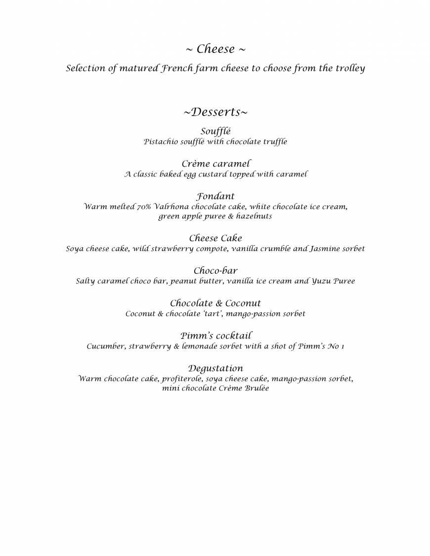  Pricelists of Au Petit Salut 40C Harding Road - Photo 2 of 5