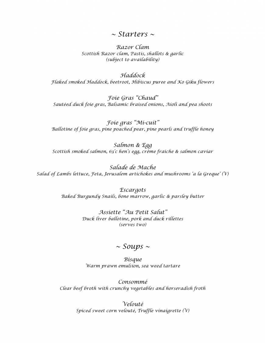  Pricelists of Au Petit Salut 40C Harding Road - Photo 3 of 5