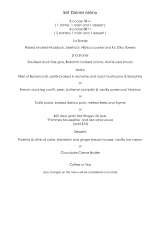 Menus & Prices, Au Petit Salut, Singapore