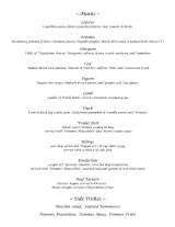 Menus & Prices, Au Petit Salut, Singapore