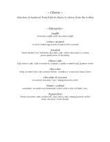 Menus & Prices, Au Petit Salut, Singapore
