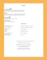Menus & Prices, The Blue Ginger Restaurant, Singapore