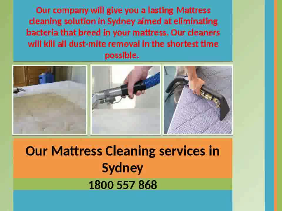 Sydney Mattress Cleaning - 1800 557 868.mp4