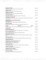Menus & Prices, Al Forno East Coast, Singapore