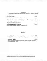 Menus & Prices, Bobby's, Blk 261, Waterloo Street