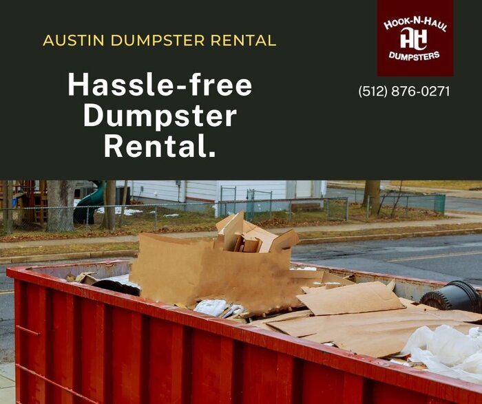 Are you a homeowner looking for hassle-free dumpster rental in Austin? Count on us for your waste removal needs. <br />
<br />
https://www.youtube.com/channel/UCckCw95EZPg4Lv15VUZdtGg New Album of Hook-N-Haul Dumpsters 1221 S Congress Ave, #2327 - Photo 2 of 4 Are you a homeowner looking for hassle-free dumpster rental in Austin? Count on us for your waste removal needs. <br />
<br />
https://www.youtube.com/channel/UCckCw95EZPg4Lv15VUZdtGg New Album of Hook-N-Haul Dumpsters 1221 S Congress Ave, #2327 - Photo 2 of 4