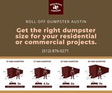 Get the right dumpster size for your residential or commercial projects. 
https://www.facebook.com/dumpsterrentalaustin
, Hook-N-Haul Dumpsters, Austin