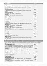 Menus & Prices, Indigo Indian Restaurant, Locksbottom