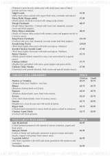 Menus & Prices, Indigo Indian Restaurant, Locksbottom