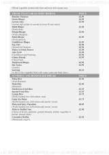 Menus & Prices, Indigo Indian Restaurant, Locksbottom