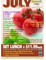 Menus & Prices, Modesto's @ Orchard, #01-09/10 Orchard Parade Hotel 