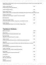 Menus & Prices, Rajdoot Tandoori Restaurant, Petts Wood