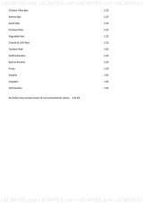 Menus & Prices, Rajdoot Tandoori Restaurant, Petts Wood
