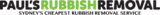 Paul's Rubbish Removal Service, Sydney