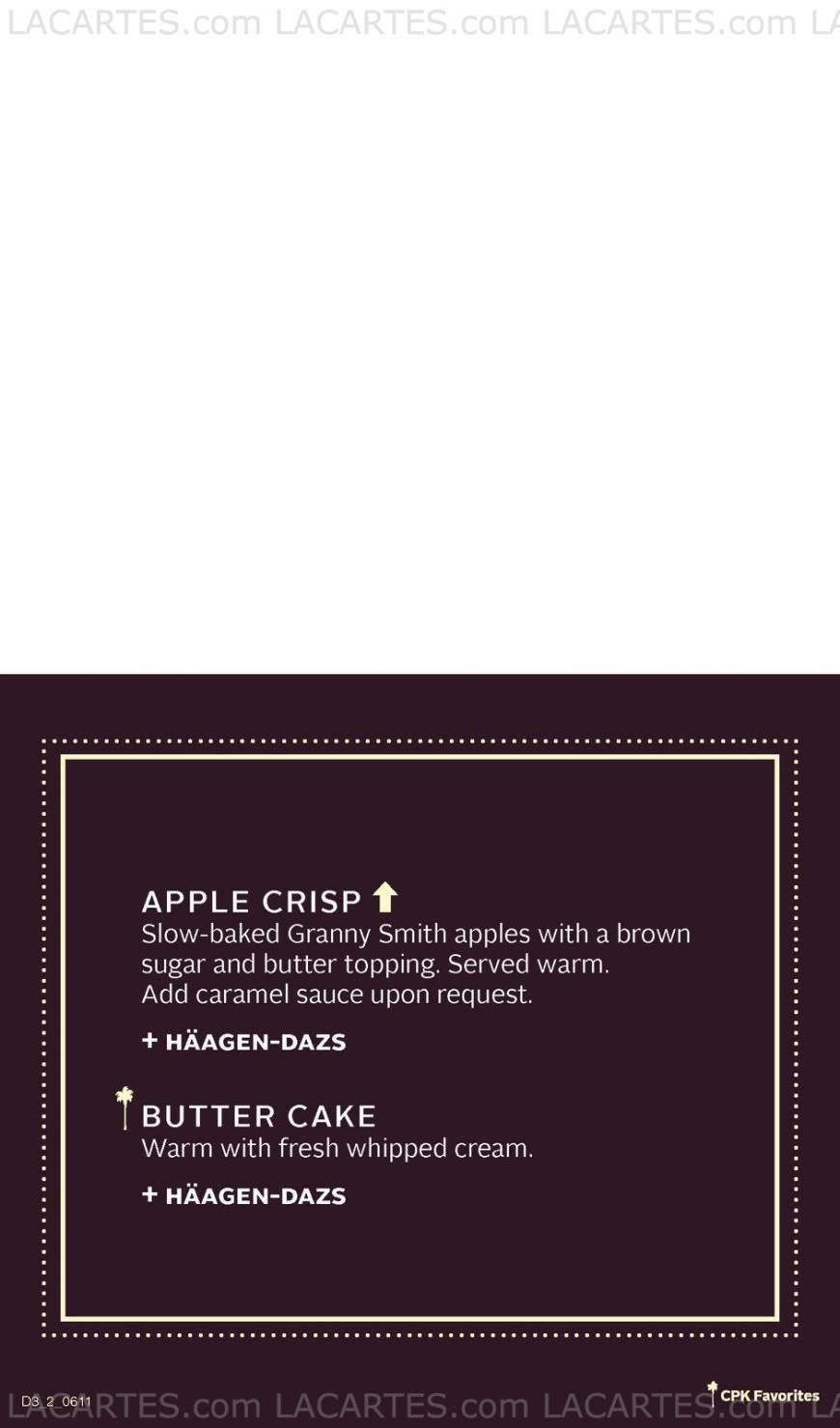  Pricelists of California Pizza Kitchen Forum the Shopping Mall 583 Orchard Road - Photo 4 of 6