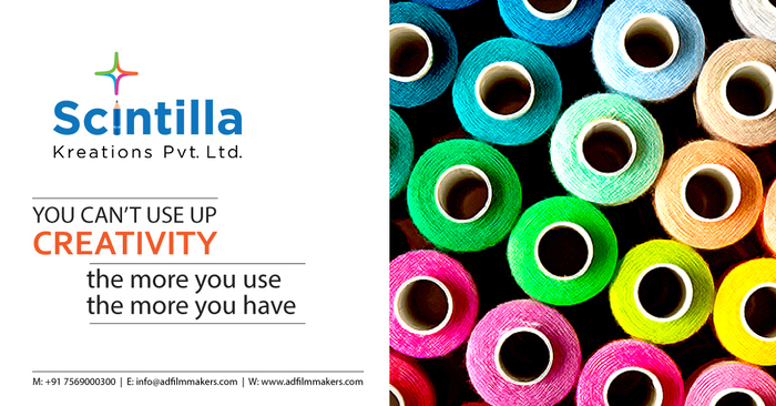  Advertising Agency in Hyderabad | Scintilla Kreati of Advertising Agency in Hyderabad #8-3-993, Plot no.7, 2nd Floor, above Lakme Salon, Doyen Galaxy, Srinagar Colony - Photo 3 of 8