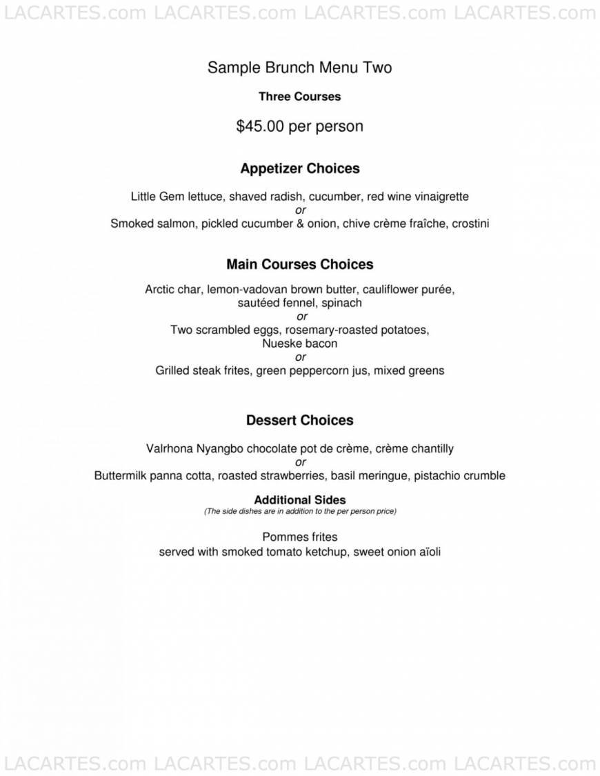  Pricelists of Absinthe Private Dining 388 Hayes Street (at Gough Street) - Photo 2 of 6