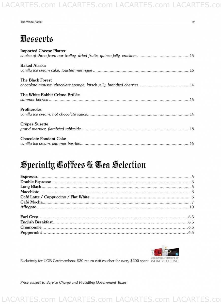  Pricelists of The White Rabbit 39C Harding Road - Photo 3 of 22