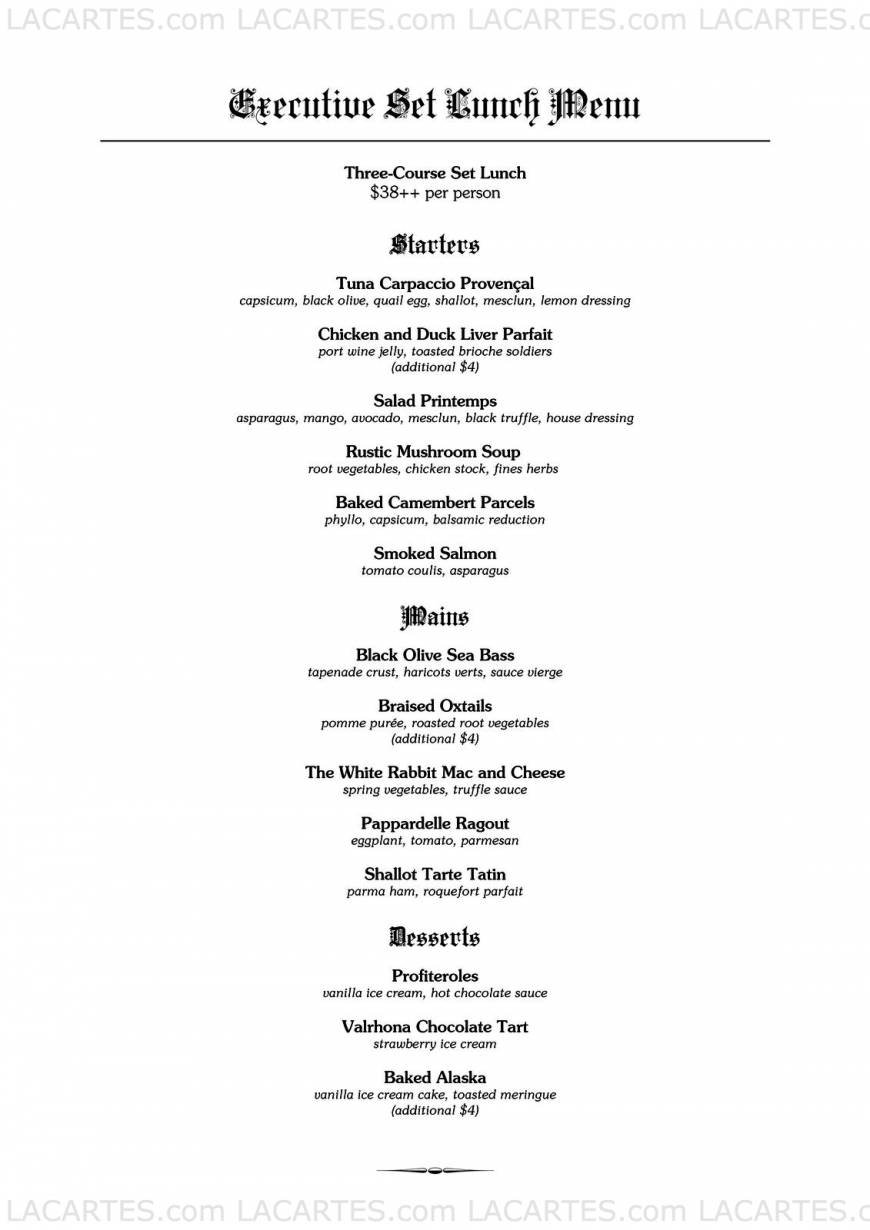  Pricelists of The White Rabbit 39C Harding Road - Photo 2 of 22