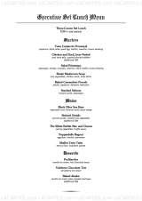 Menus & Prices, The White Rabbit, Singapore