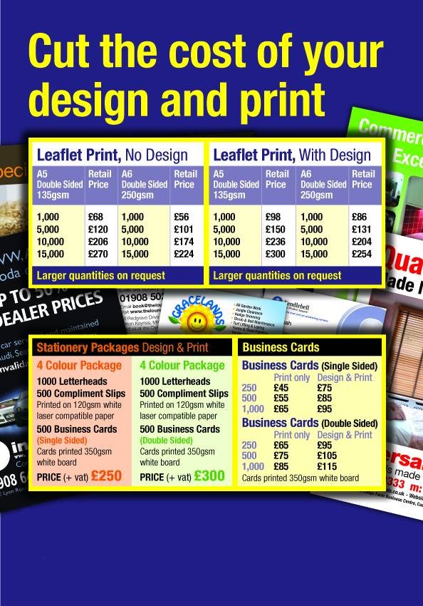  Pricelists of MK Flyers i:Centre, Interchange House, Howard Way, Newport Pagnell - Photo 2 of 3