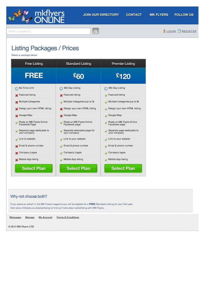  Pricelists of MK Flyers i:Centre, Interchange House, Howard Way, Newport Pagnell - Photo 3 of 3