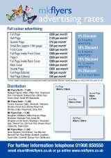 Menus & Prices, MK Flyers, Milton Keynes