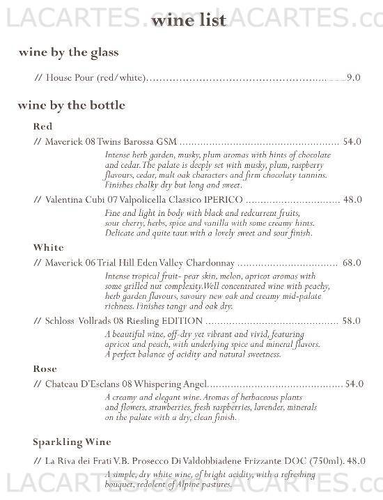  Pricelists of Candlenut Kitchen 25 Neil Road - Photo 2 of 2