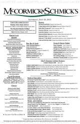 Menus & Prices, McCormick & Schmick's Seafood Restaurant  Phoenix, Phoenix