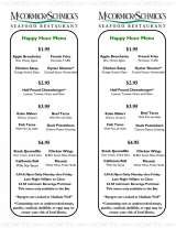 Menus & Prices, McCormick & Schmick's Seafood Restaurant  Phoenix, Phoenix